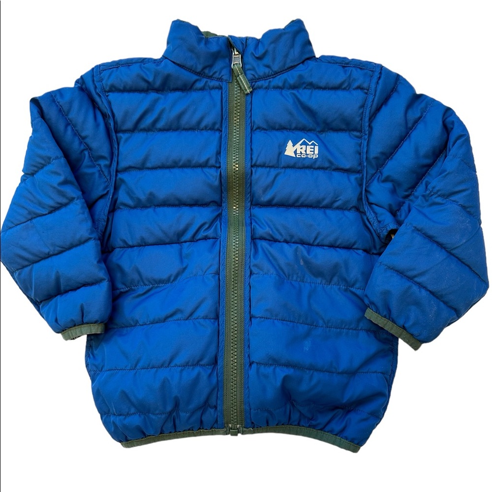 REI 650 reversible down jacket 4T